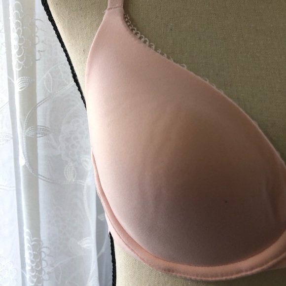 Victoria’s Secret pink bra, lace v-back 32  B NWT - Picture 4 of 13